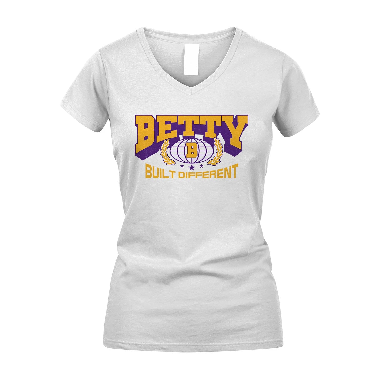 Your Name Built Different Sporty Shirt BETTY M1-32