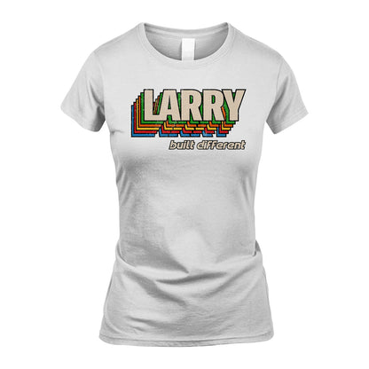 Your Name Built Different Retro Shirt LARRY M1-26