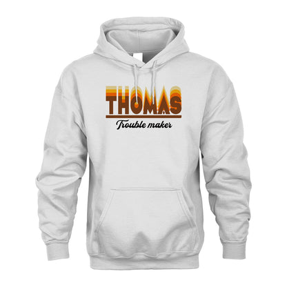 Your Name Trouble Maker Funny Shirt THOMAS M1-34