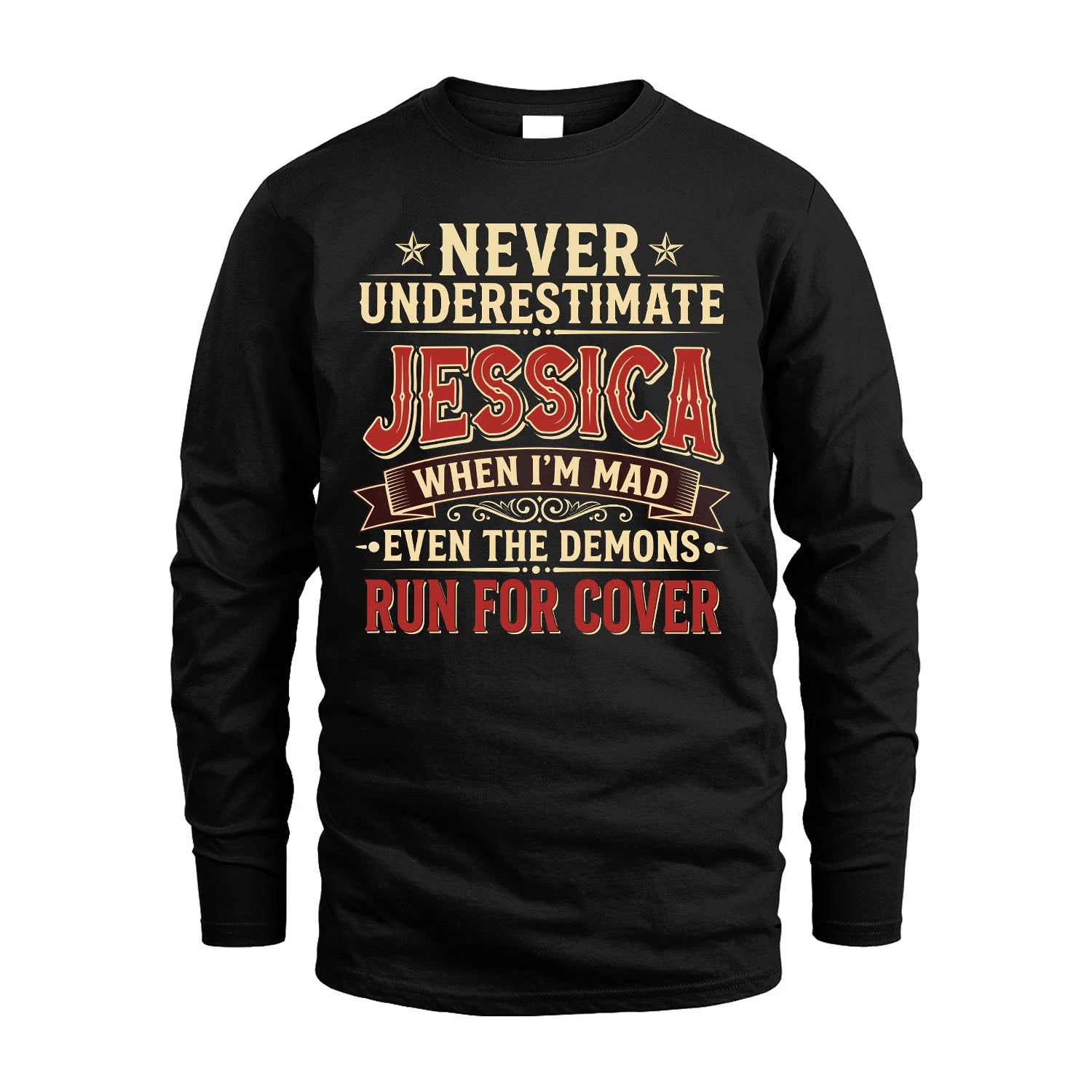 Never Underestimate When I'm Mad Shirt JESSICA M1-4