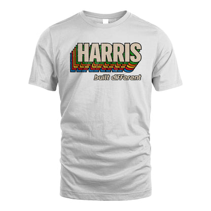 Your Name Built Different Retro Shirt HARRIS M1-26