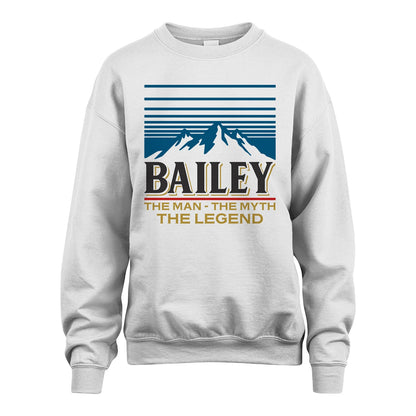 The Man The Myth The Legend Vintage Mountain Shirt BAILEY M1-19
