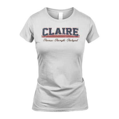 The Man The Myth The Legend Vintage Shirt CLAIRE M1-6