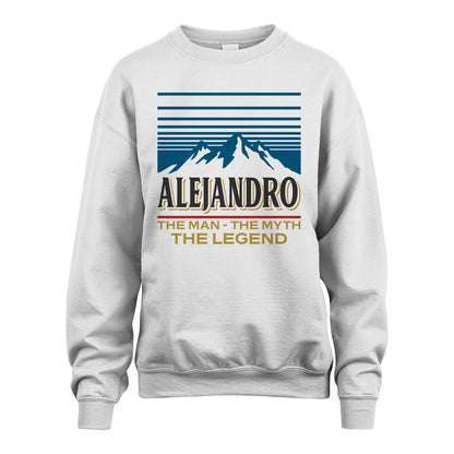 The Man The Myth The Legend Vintage Mountain Shirt ALEJANDRO M1-19