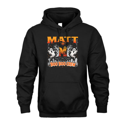 Boo Boo Crew Halloween Custom Name Shirt MATT M1-28