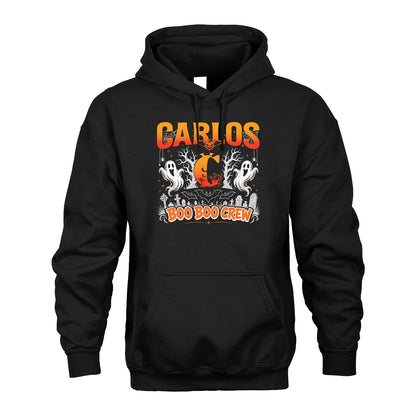 Boo Boo Crew Halloween Custom Name Shirt CARLOS M1-28