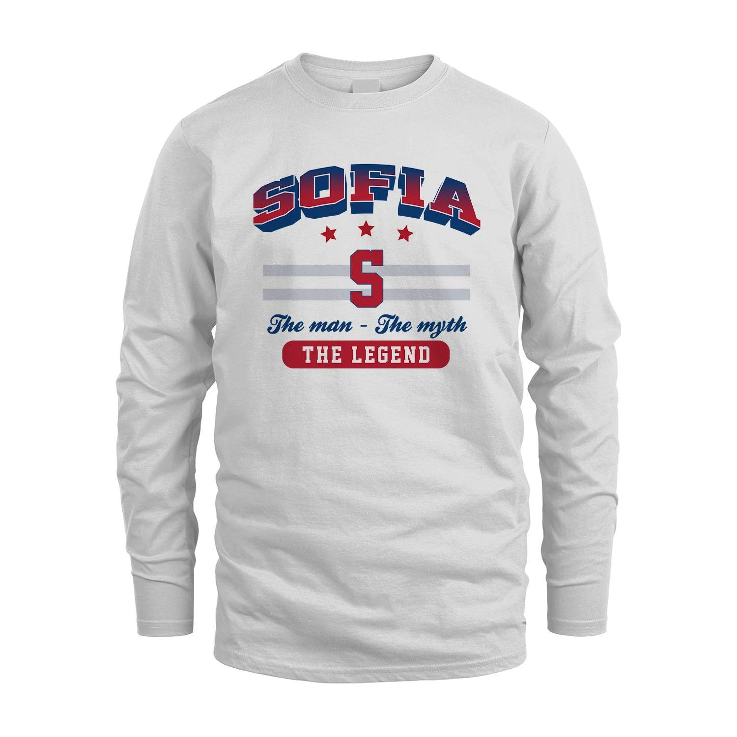 The Man The Myth The Legend With Your Name Shirt SOFIA M1-35