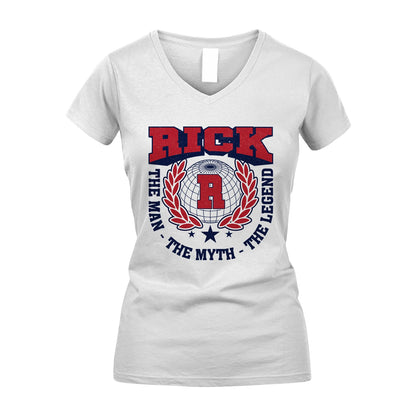 The Man The Myth The Legend Logo Shirt RICK M1-30