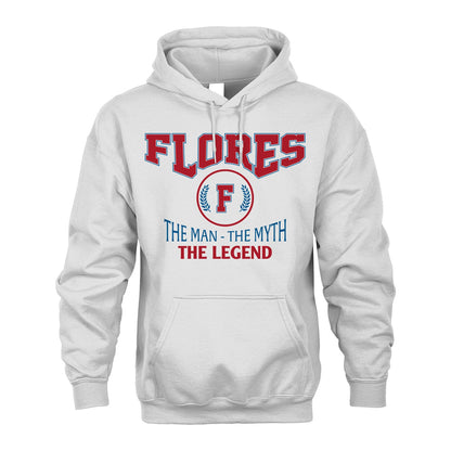 The Man The Myth The Legend Jet Style Shirt FLORES M1-9