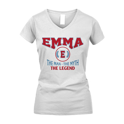 The Man The Myth The Legend Jet Style Shirt EMMA M1-9