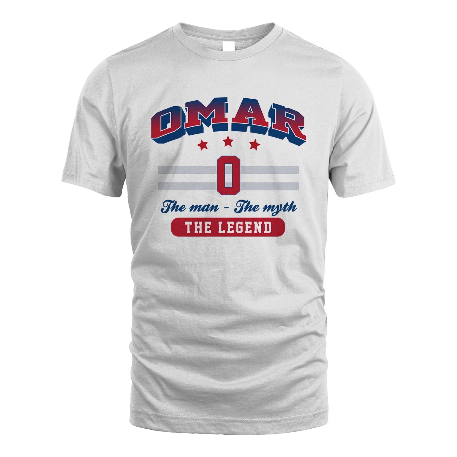 The Man The Myth The Legend With Your Name Shirt OMAR M1-35