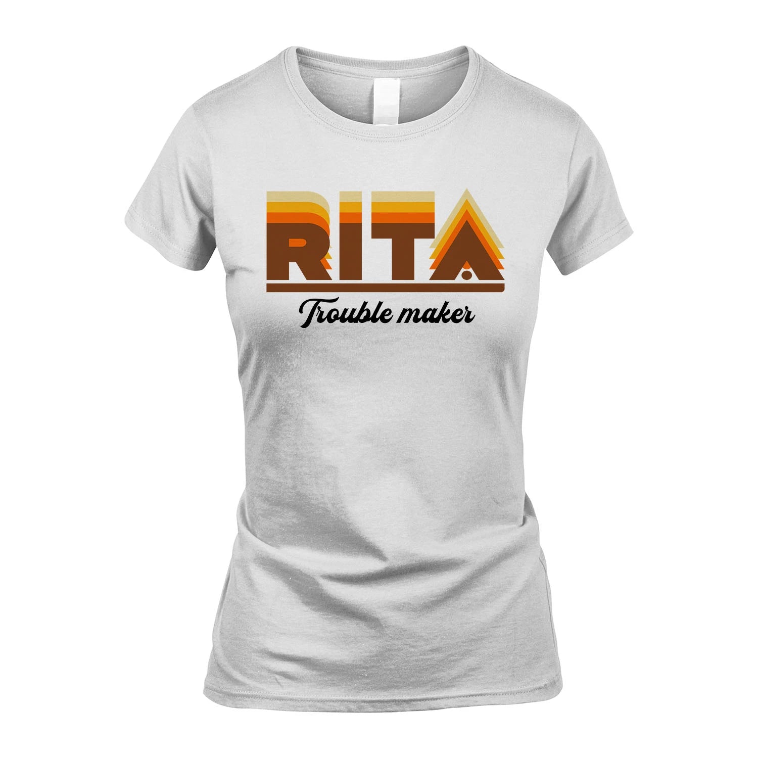 Your Name Trouble Maker Funny Shirt RITA M1-34
