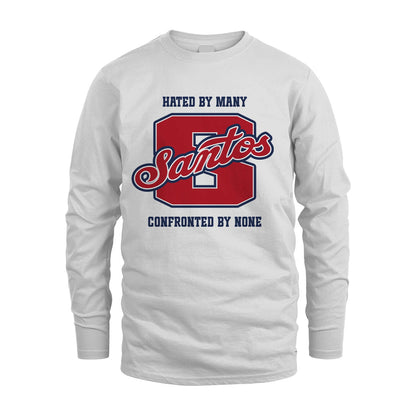 Hated By Many Confronted By None Personalized Name Shirt SANTOS M1-8