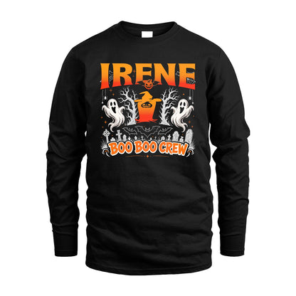 Boo Boo Crew Halloween Custom Name Shirt IRENE M1-28