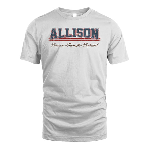 The Man The Myth The Legend Vintage Shirt ALLISON M1-6