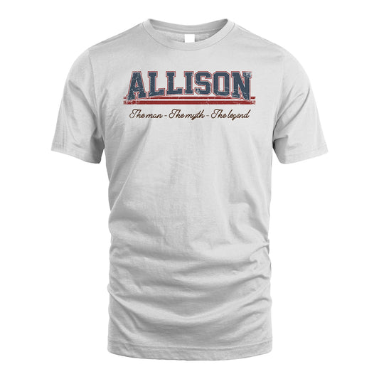 The Man The Myth The Legend Vintage Shirt ALLISON M1-6