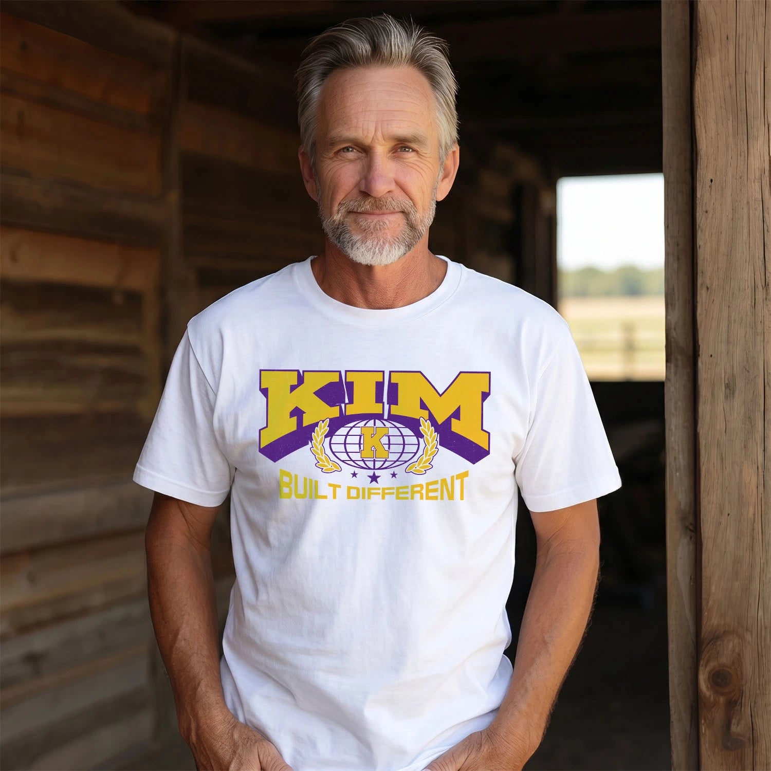Your Name Built Different Sporty Shirt KIM M1-32