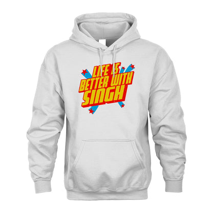 Life Is Better With Your Name Retro Shirt SINGH M1-18