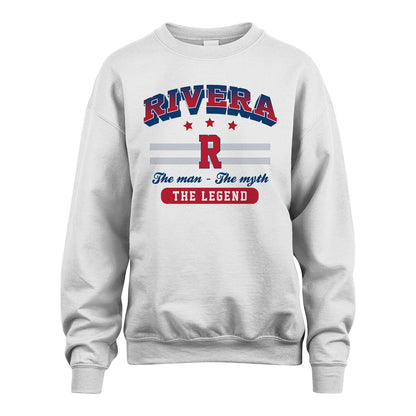 The Man The Myth The Legend With Your Name Shirt RIVERA M1-35