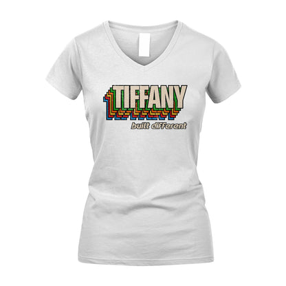 Your Name Built Different Retro Shirt TIFFANY M1-26