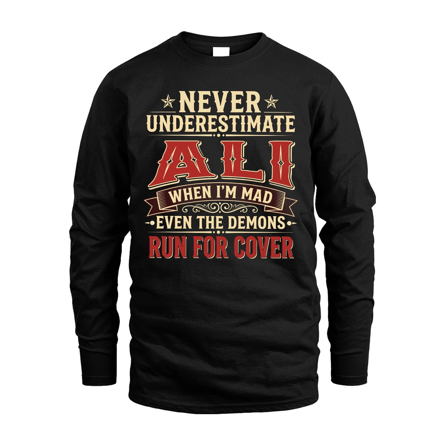 Never Underestimate When I'm Mad Shirt ALI M1-4