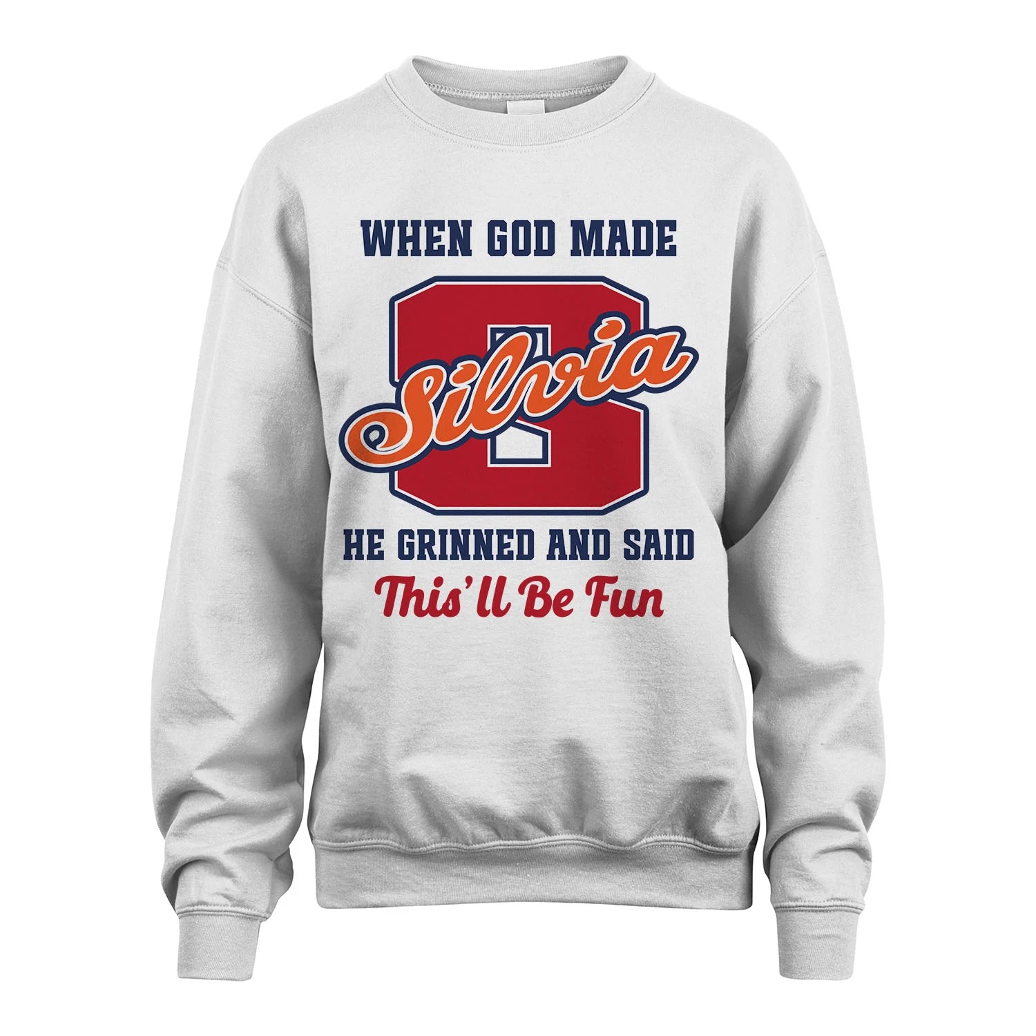 God Made Your Name Custom Shirt SILVIA M1-16