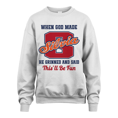 God Made Your Name Custom Shirt SILVIA M1-16