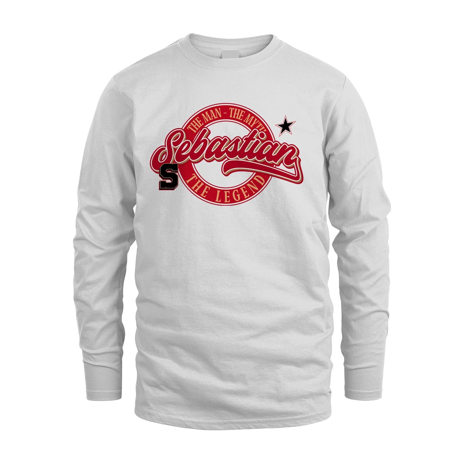 The Man The Myth The Legend Sporty Shirt SEBASTIAN M1-14