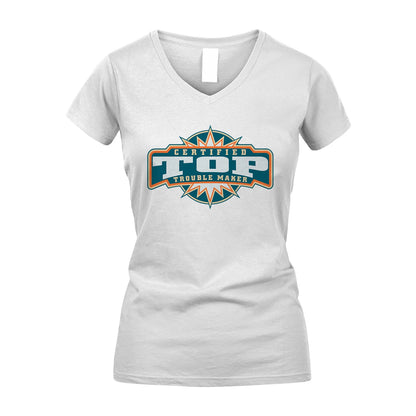 Certified Your Name Trouble Maker Shirt TOP M1-36