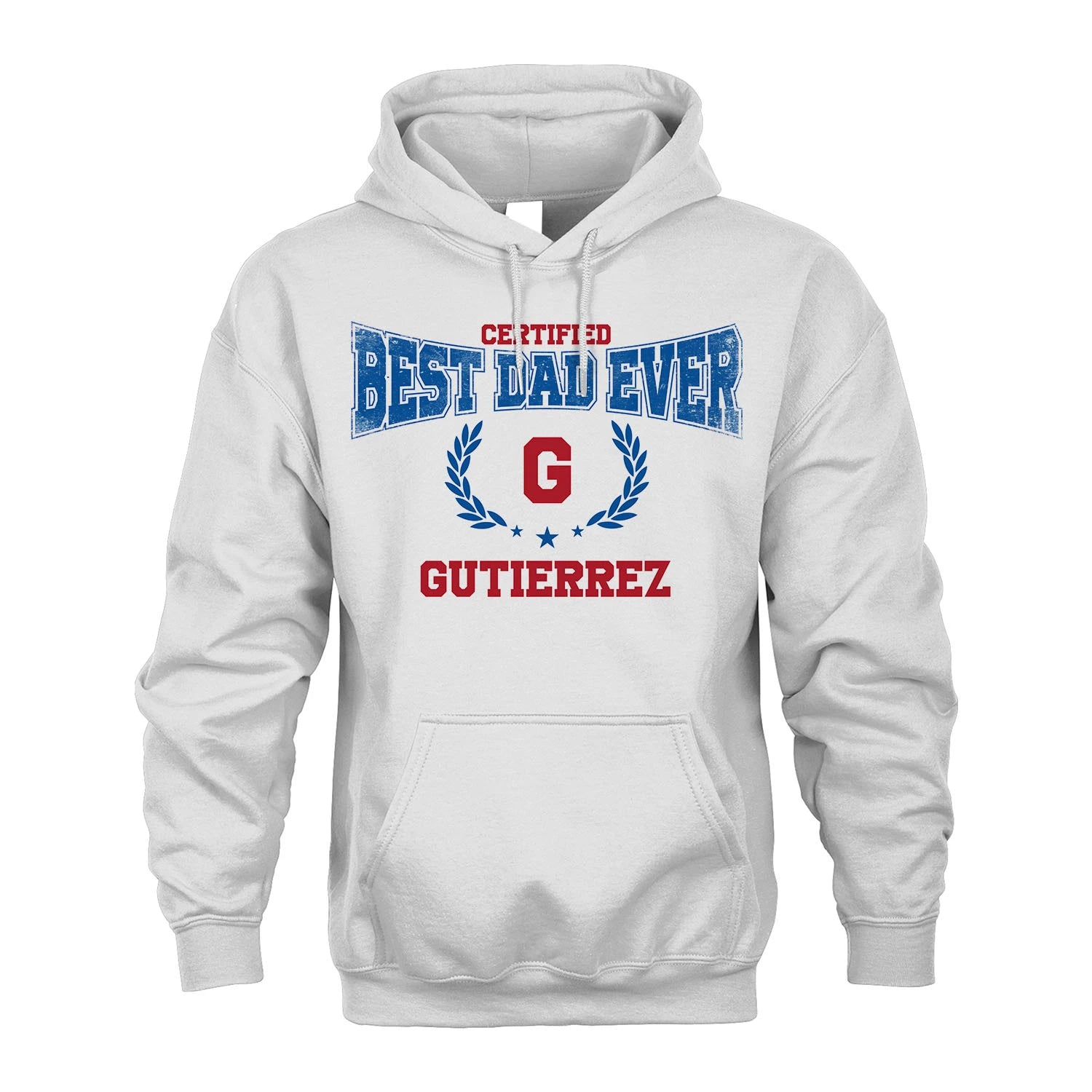 Certified Best Dad Ever Shirt GUTIERREZ M1-11