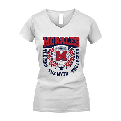 The Man The Myth The Legend Logo Shirt MORALES M1-30