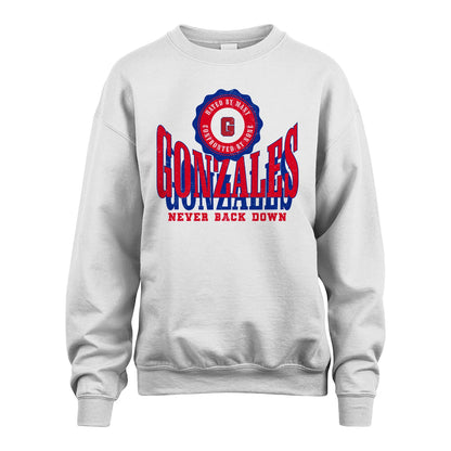 Your Name Never Back Down Shirt GONZALES M1-33