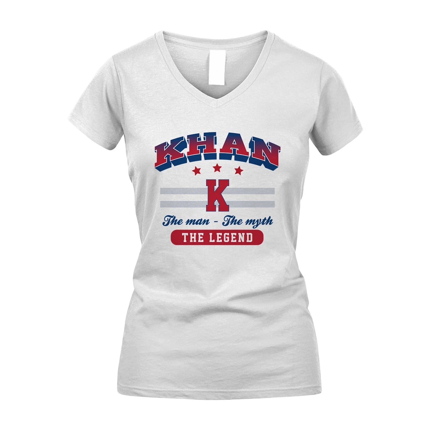 The Man The Myth The Legend With Your Name Shirt KHAN M1-35