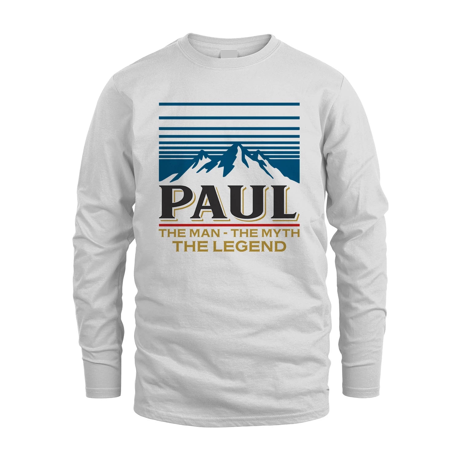 The Man The Myth The Legend Vintage Mountain Shirt PAUL M1-19