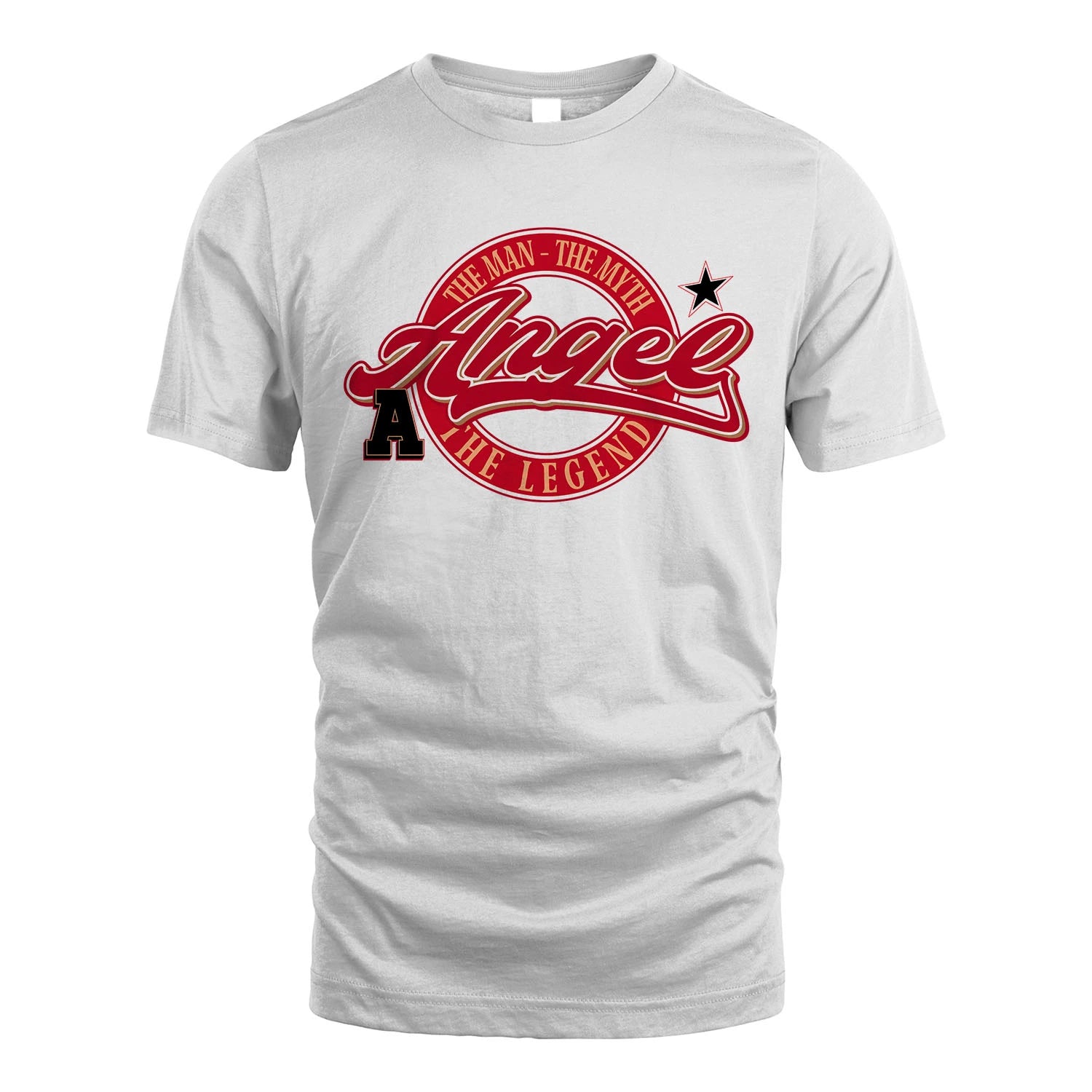 The Man The Myth The Legend Sporty Shirt ANGEL M1-14
