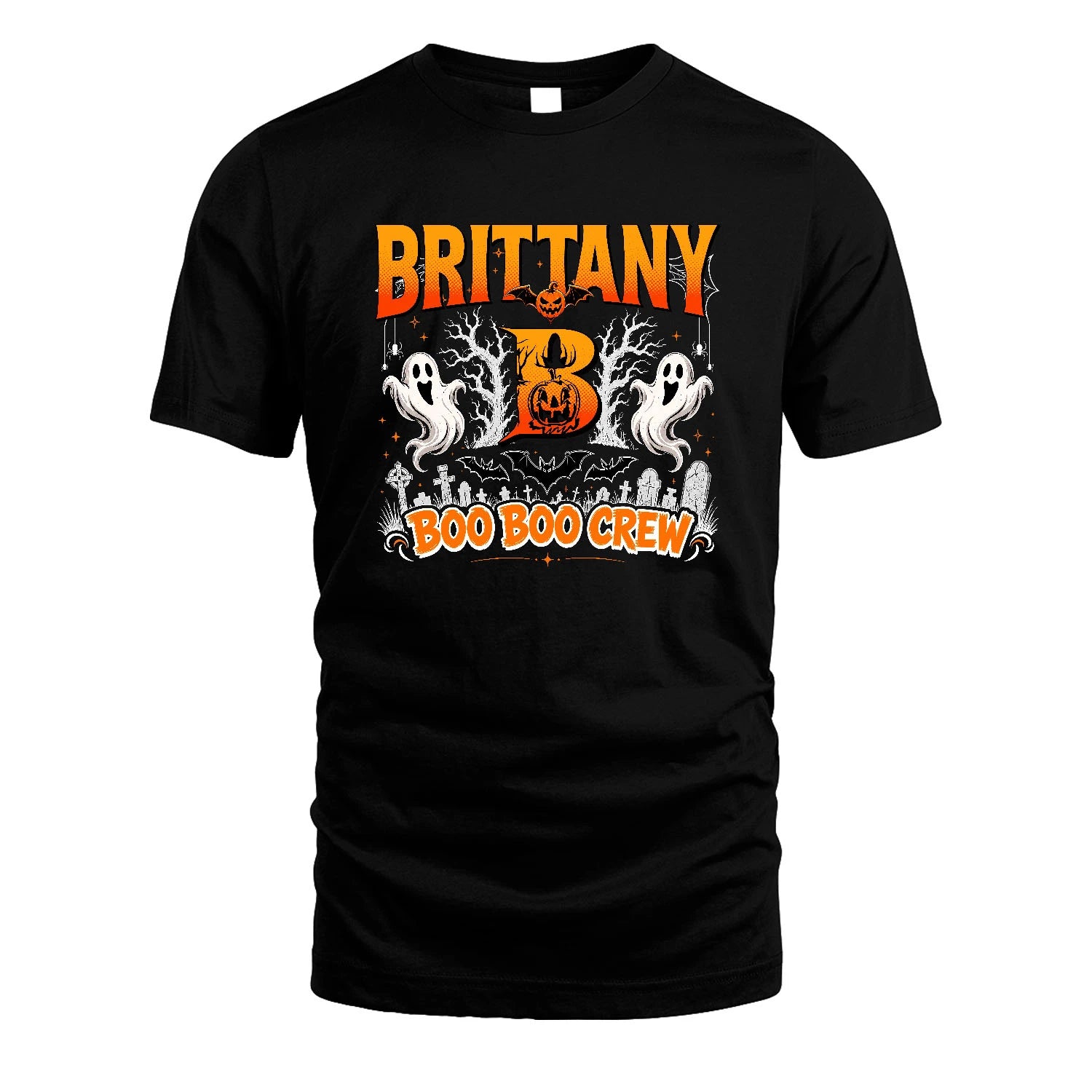 Boo Boo Crew Halloween Custom Name Shirt BRITTANY M1-28