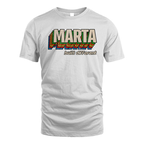 Your Name Built Different Retro Shirt MARTA M1-26