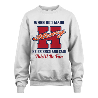 God Made Your Name Custom Shirt HENRY M1-16