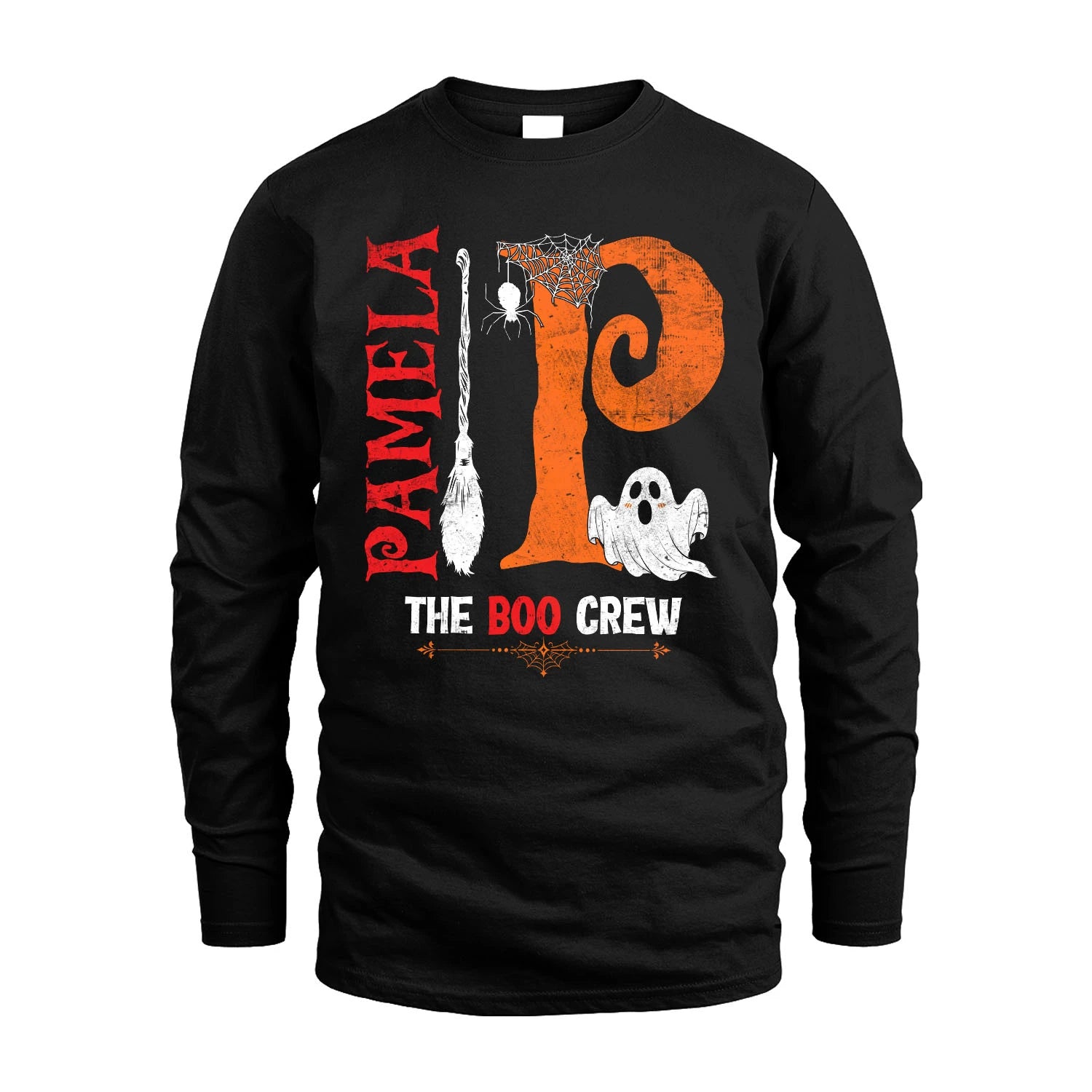 The Boo Crew Halloween With Your Name Shirt PAMELA M1-23